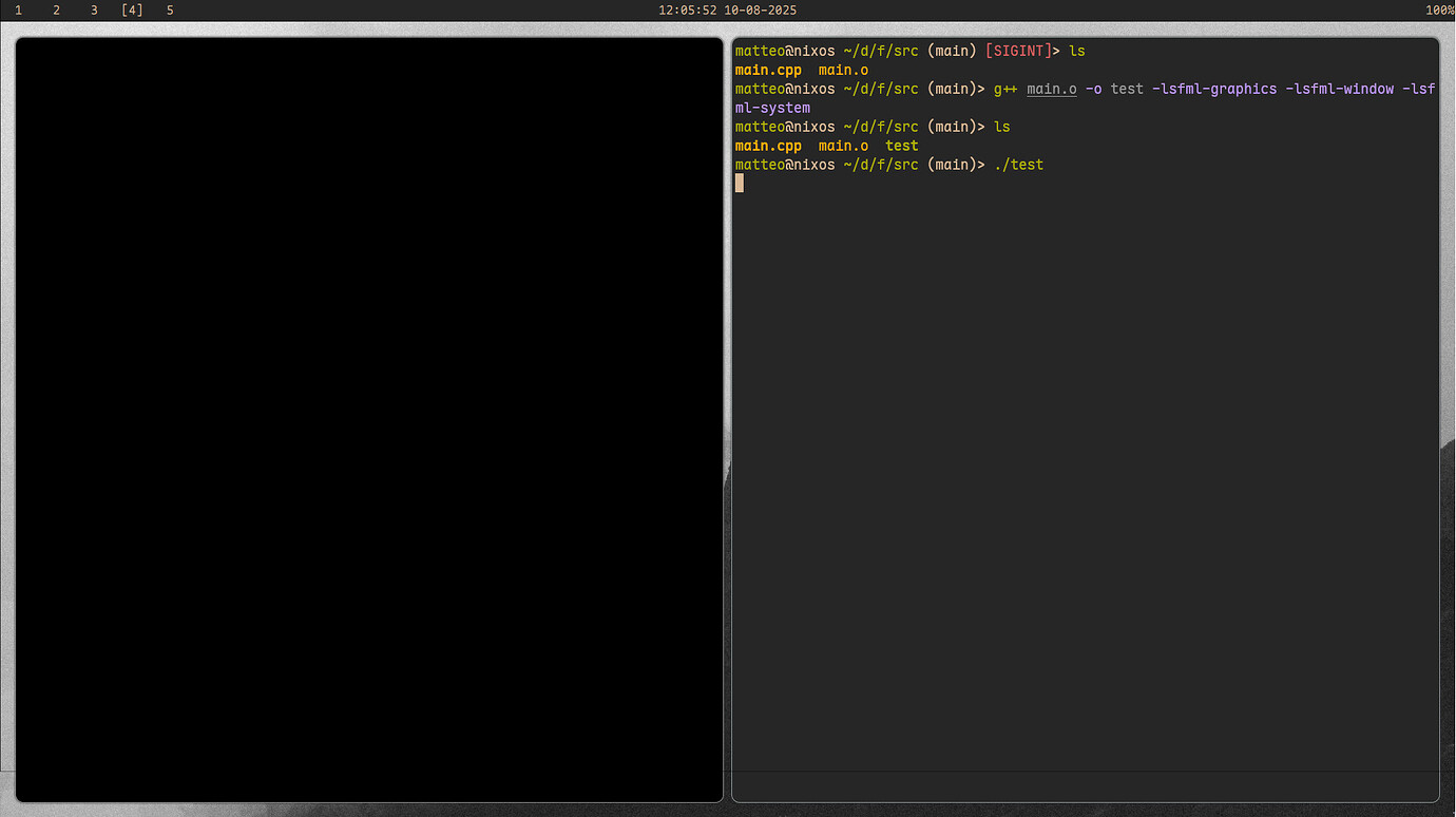 Compiling a sfml cpp project with nix-shell - Help - NixOS Discourse