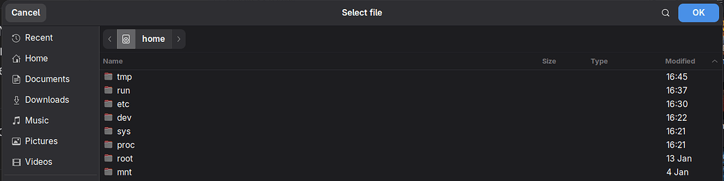 Inconsistent file picker across Gnome/gtk apps - Help - NixOS Discourse